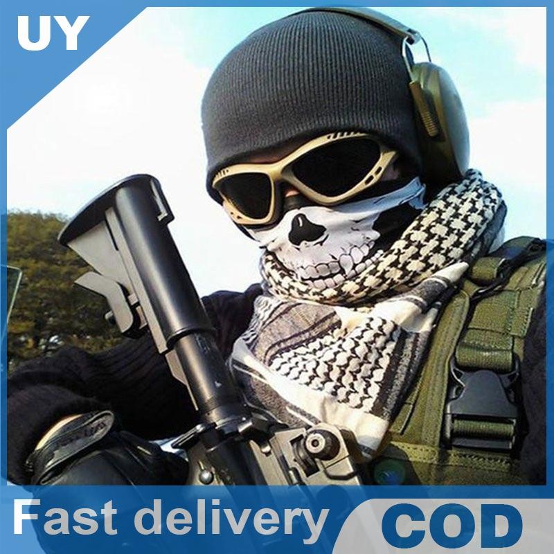 Null Skull Mask Tube ผ้าพันคอโครงกระดูกรถจักรยานยนต์สกี Face คอ Jaw null