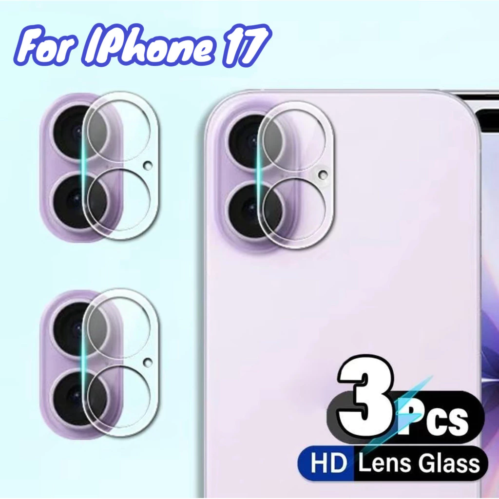 ฟิล์มกันรอยเลนส์กล้อง For iPhone 17 17Air ฟิล์มกันรอยกล้องด้านหลังแบบใส ฟิล์มกระจกนิรภัยป้องกันเลนส์กล้อง พร้อมส่ง