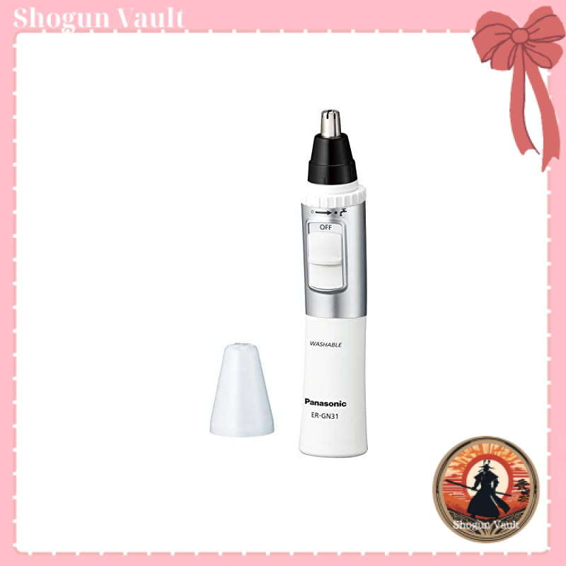 Panasonic Nose Hair Trimmer Eyebrow Trimmer Men's Grooming Washable ER-GN31-W
