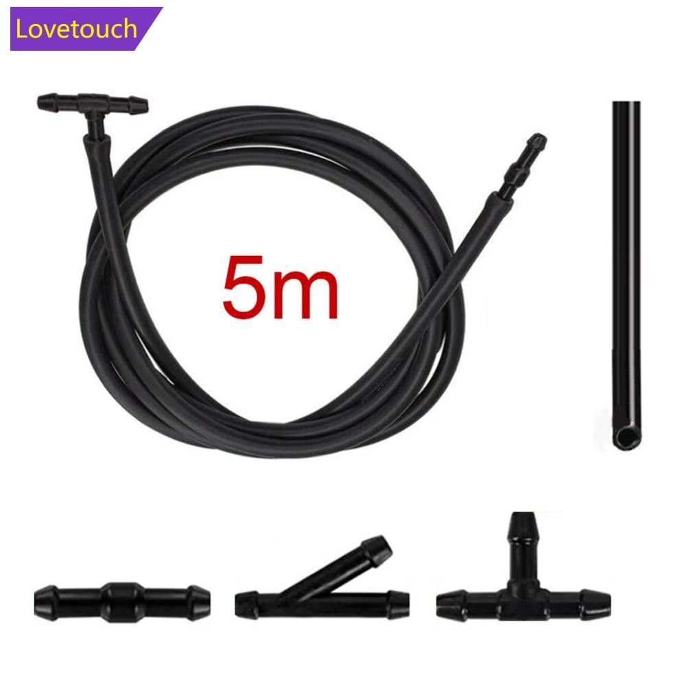 LOVETOUCH 5M ใบปัดน้ําฝนรถท่อใบปัดน้ําฝน 30 ชิ้น T/Y/I ประเภท Splitter กระจกเครื่องซักผ้าท่อ Connect