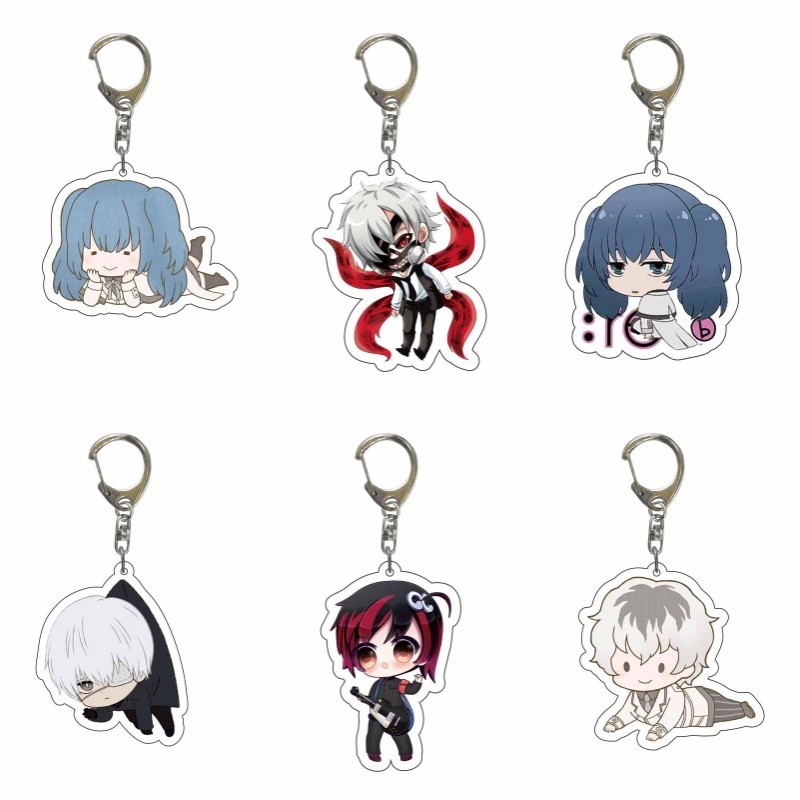 Tokyo Ghoul Ken Kaneki Touka Kirishima Shuu Tsukiyama อะคริลิคพวงกุญแจ llavero อะนิเมะแฟนคริสต์มาสขอ