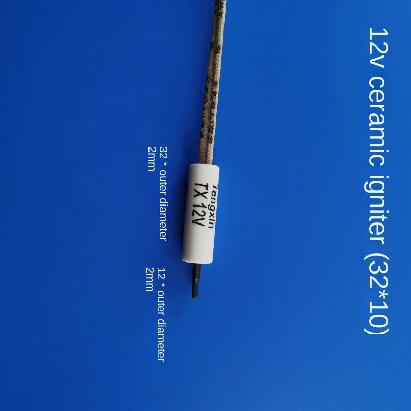 Si3N4 ซิลิคอนไนไตรด์เซรามิคความร้อน Rod Rod ฝุ่นอนุภาคผิวร้อน igniter 12V24V องค์ประกอบความร้อน