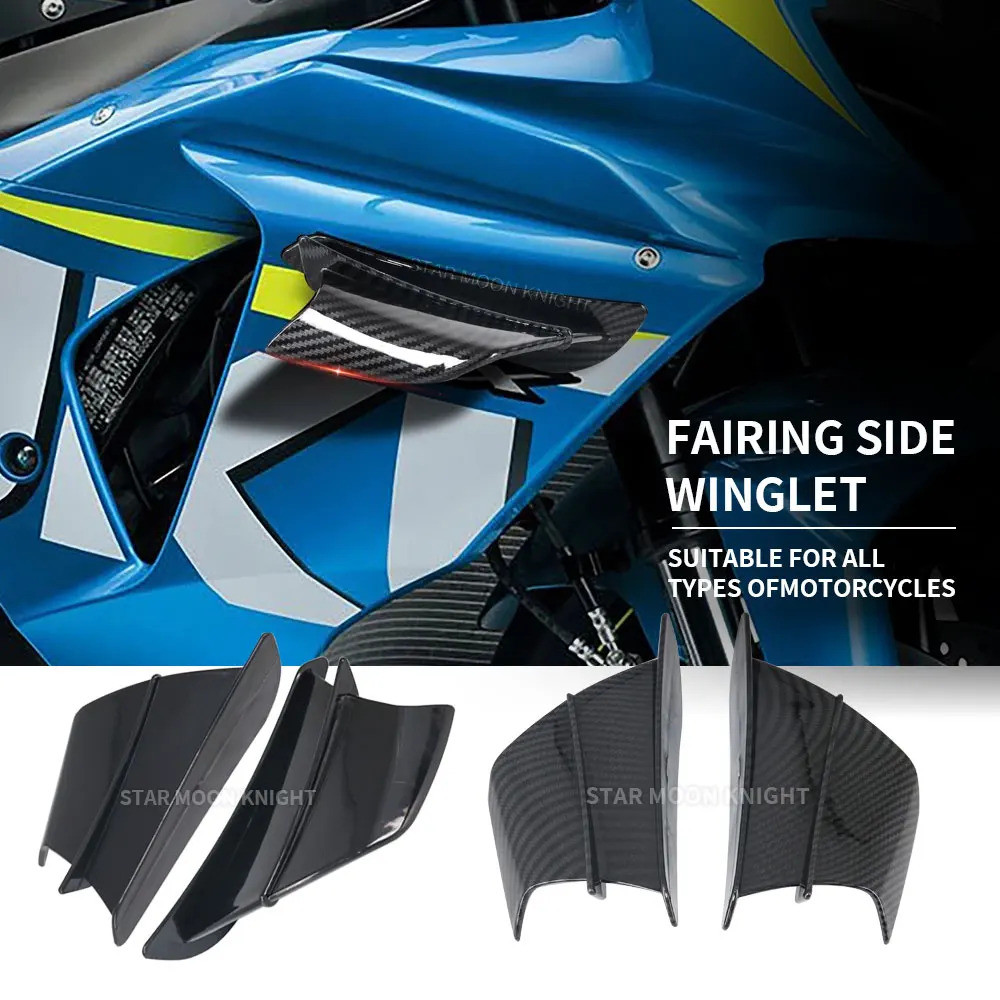 Fairing ด้านข้าง Winglet Aerodynamic Wing deflector สปอยเลอร์สําหรับ Suzuki Hayabusa GSX-R1000 GSX-R