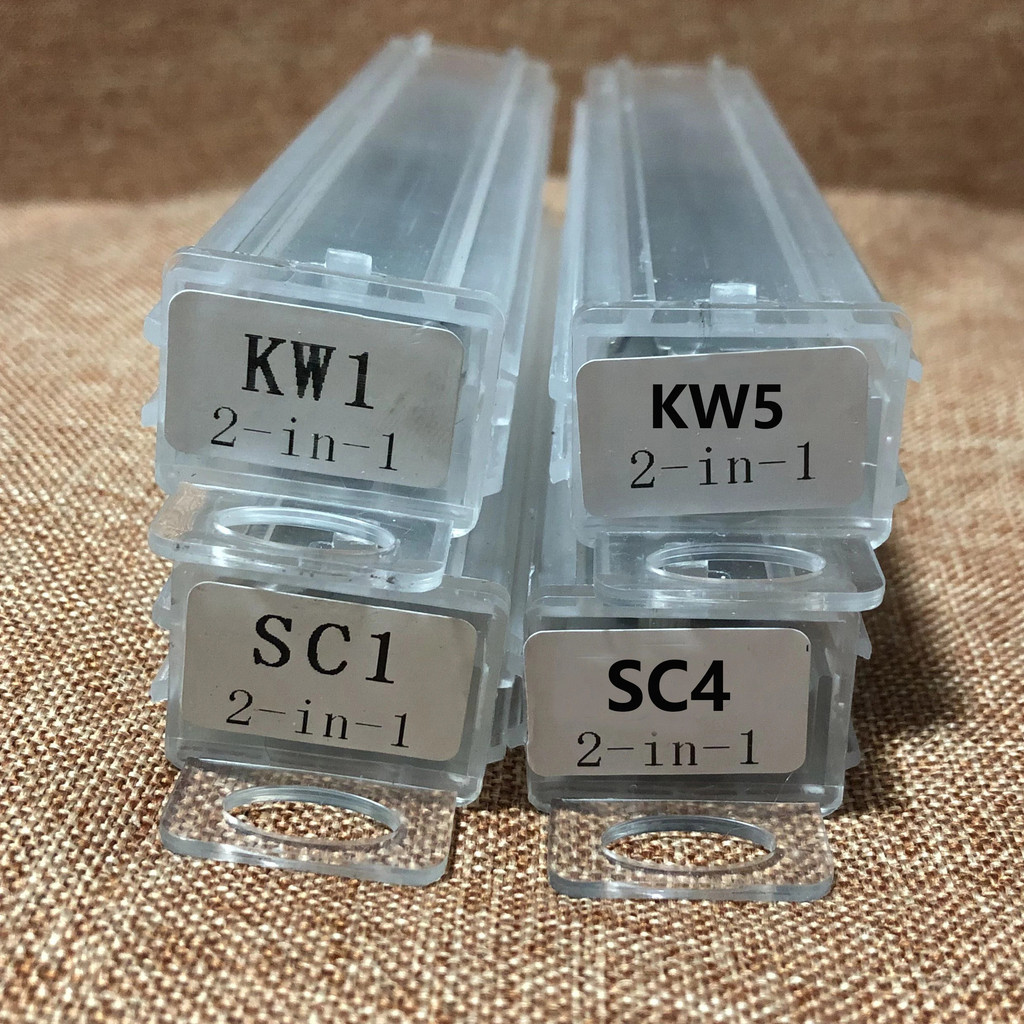 Lishi 2 in 1 TE2 S123 KW1 KW5 SC1 SC4 SS001 SS002 R52 M1/ MS2 เครื่องมือช่างกุญแจสําหรับประตูบ้านล็อ
