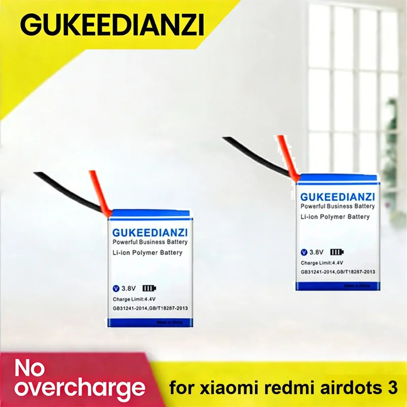 แบตเตอรี่สําหรับ Xiaomi Redmi Airdots 3 AIRDOTS3 ( 541112 2LINE ) 541112 ( 2LINE ) 2PC AIRDOTS3 ( 54