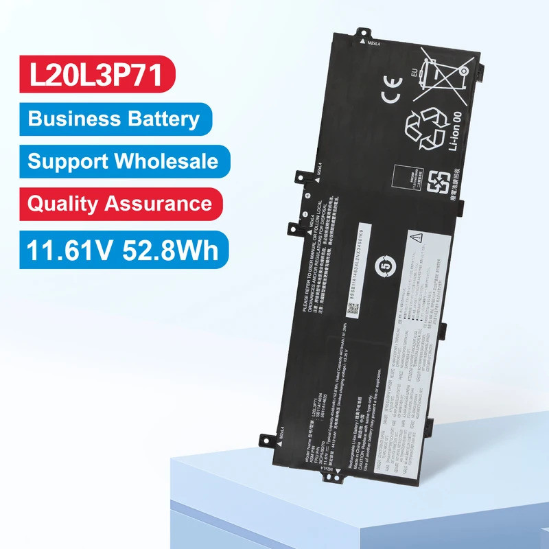 KingSener L20L3P71 L20M3P71 แบตเตอรี่ทดแทนสําหรับLenovo ThinkPad X13 Yoga Gen 2 2021 Gen 3 2022 Seri