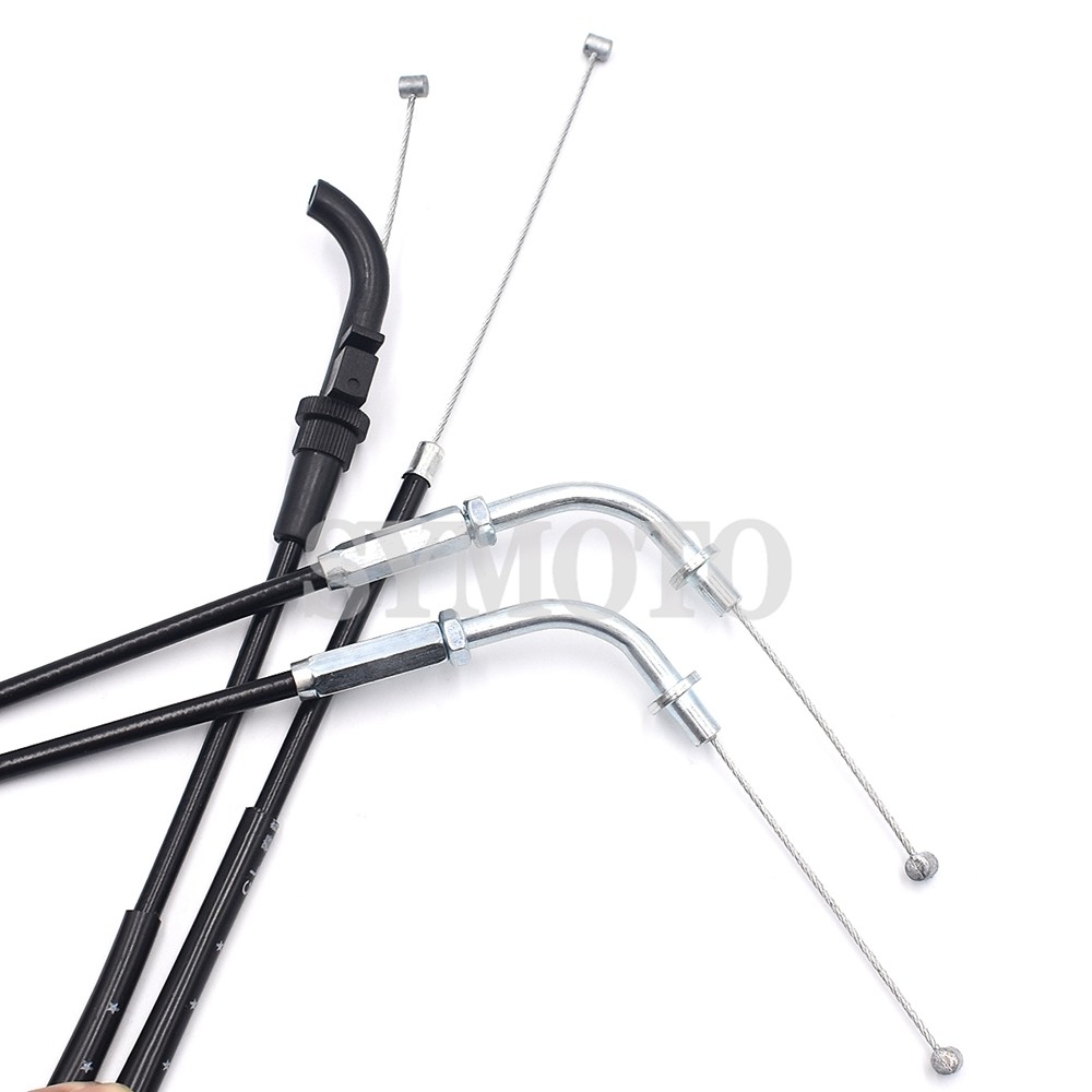 รถจักรยานยนต์คันเร่งน้ํามันสายคันเร่งสาย Fit สําหรับ Kawasaki ZZR250 ZZR400 ZXR250 ZXR400 ZX600 ZZR6