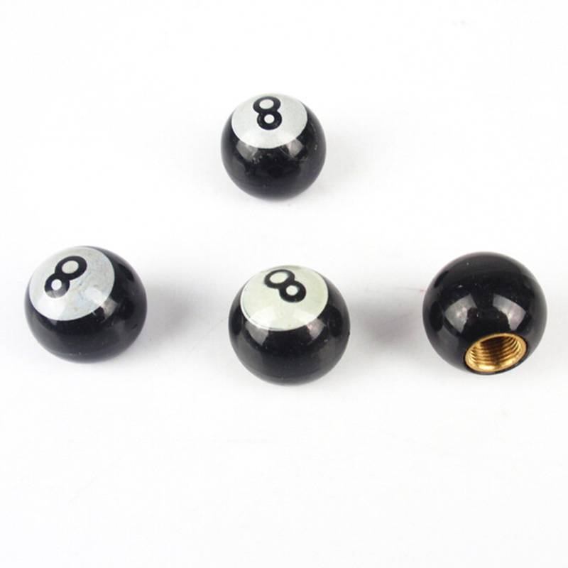Benvdsg-t 4 ชิ้น Universal Car Tru Bike "Pool 8 Ball" รูปที่ 3