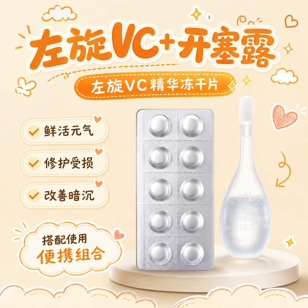 [NEW]L-lysine c Kacise Lu Essence tablets brighten skin tone L-lysine c Freeze-dried Tablets Skin ca