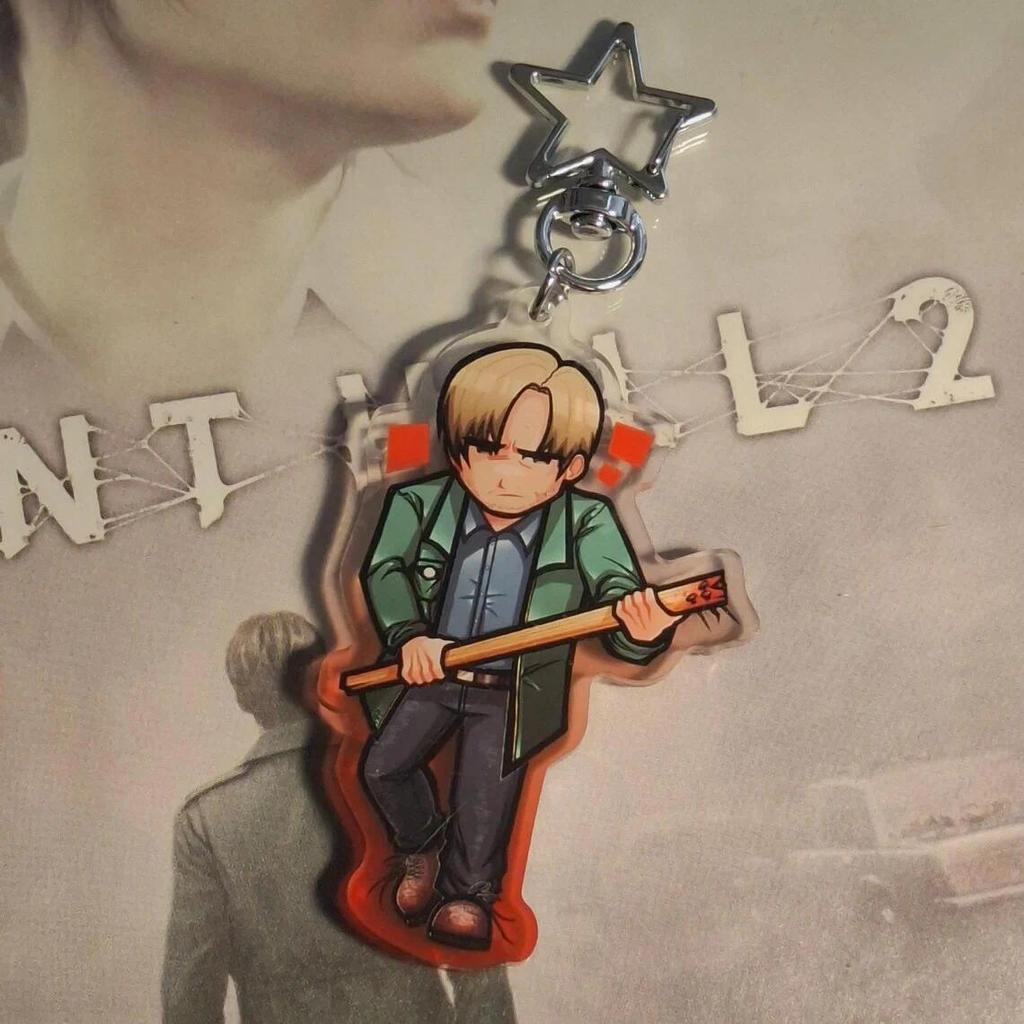 Silent Hill 2 James Sunderland พวงกุญแจเล่นเกมสะสมสําหรับแฟนๆ