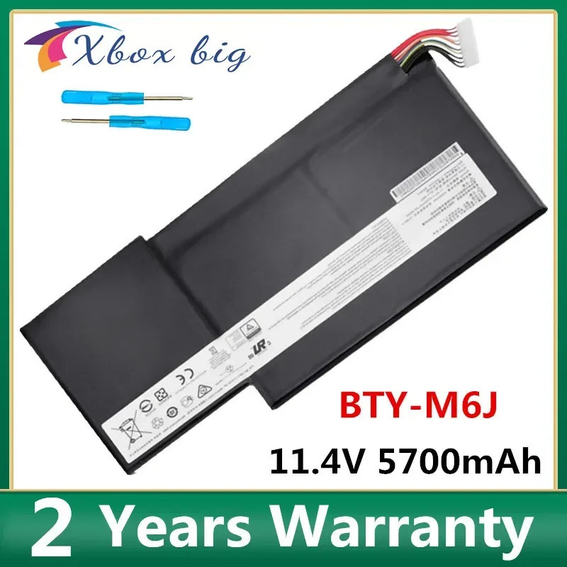 ใหม่ BTY-M6J แบตเตอรี่แล็ปท็อปสําหรับ MSI GS63VR GS73VR 6RF-001US BP-16K1-31 MS-17B1 MS-16K2 9N793J2