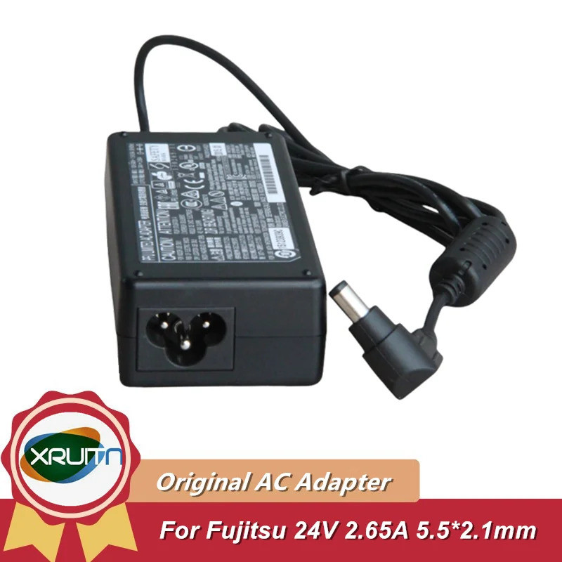 24V 2.65A 63.6W AC Adapter Charger สําหรับ Fujitsu เครื่องสแกนเนอร์ fi7125 7130 7140 fi6125 LA622 5L