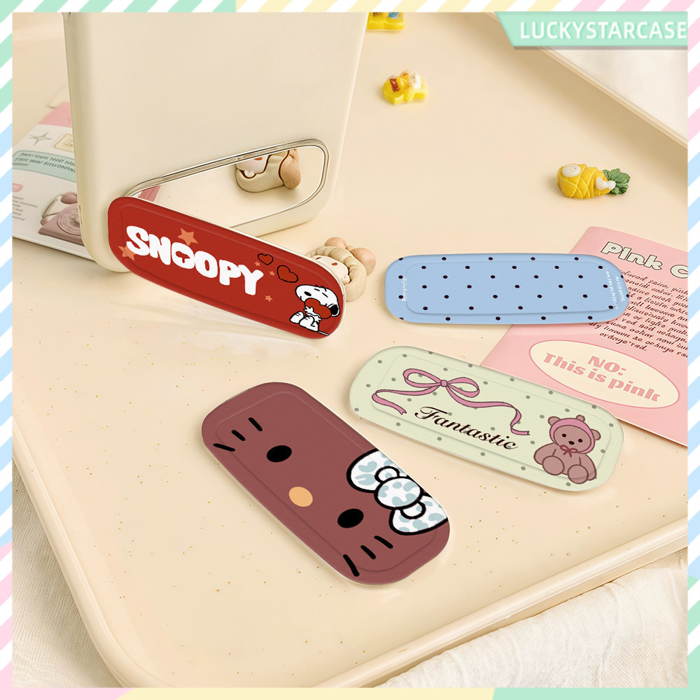 ขาตั้งโทรศัพท์มือถือ การ์ตูนน่ารัก ลายหัวใจ Holder กระจกพับได้ พับได้ สากล แบบพกพา ที่มองไม่เห็น ที่วางโทรศัพท์ตั้งโต๊ะ