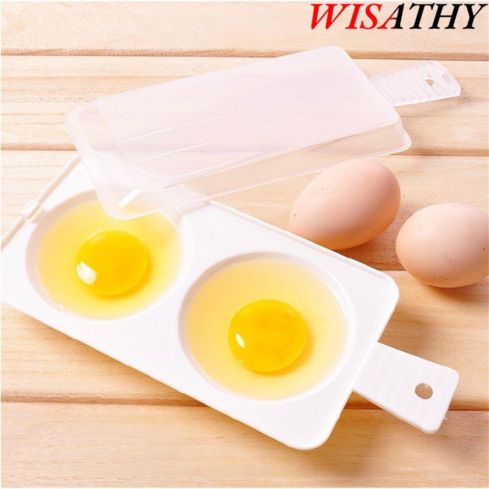 WISATHY วิธี่ ไข่ไก่ไมโครเวฟ2ไข่ ทําเอง เบเกอรี่ไมโครเวฟไข่ครัวเครื่องมือระบายน้ําไข่หม้อไอน้ํา