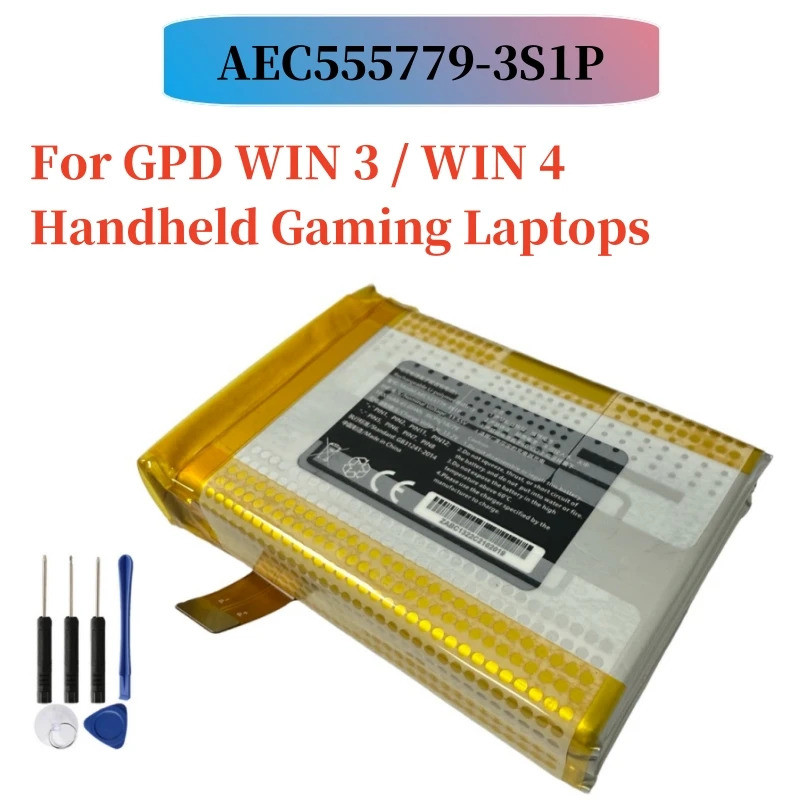 ใหม่ เออีซี ต้นฉบับ555779-3S1P แบตเตอรี่สําหรับ GPD WIN3 WIN 3 / WIN 4 แล็ปท็อปสําหรับเล่นเกมมือถือ 