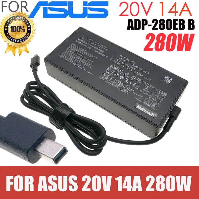 ADP-280EB B 20V 14A 280W AC Adapter Charger สําหรับ Asus TUF 6 Pro TX แล็ปท็อปสําหรับเล่นเกม FA608PP