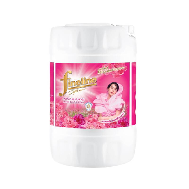 FINELINE ผลิตภัณฑ์ปรับผ้านุ่มพิงก์บลอสซั่ม  สีชมพู 18 ลิตร