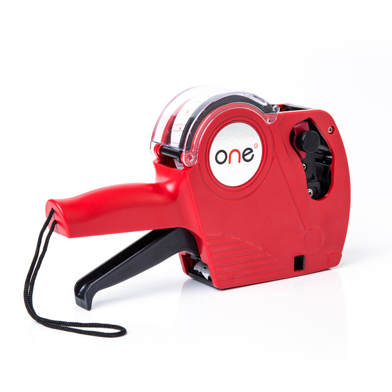 ONE เครื่องตีป้ายอเนกประสงค์ 8 หลัก สีแดง รุ่น ONE
