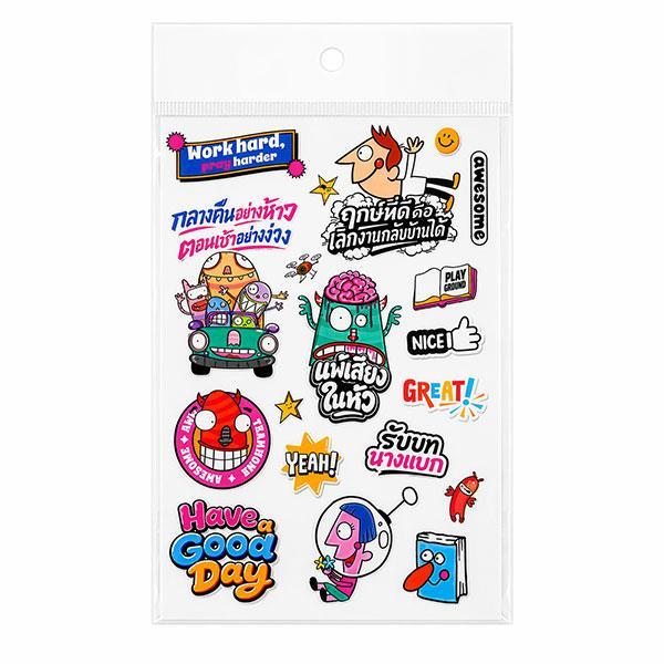 Se-ed (ซีเอ็ด) : PG1-สติกเกอร์ : Play Ground-1A A6 PP Sticker (PG1A-A6-PP-STK-W10) W10.5xH14.8 cm.