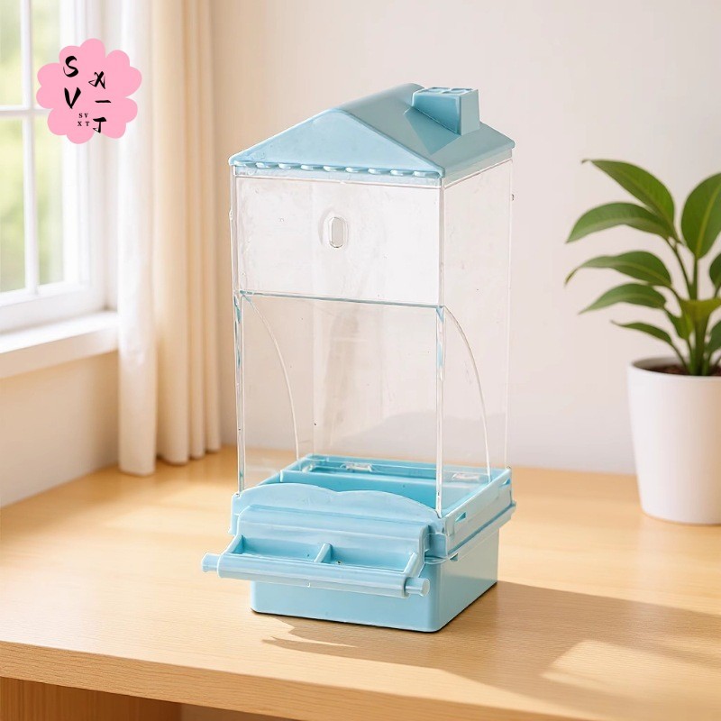 เครื่องให้อาหารนกแก้วอัตโนมัติ - Anti-Splash Anti-Hanging Food Box for Birds