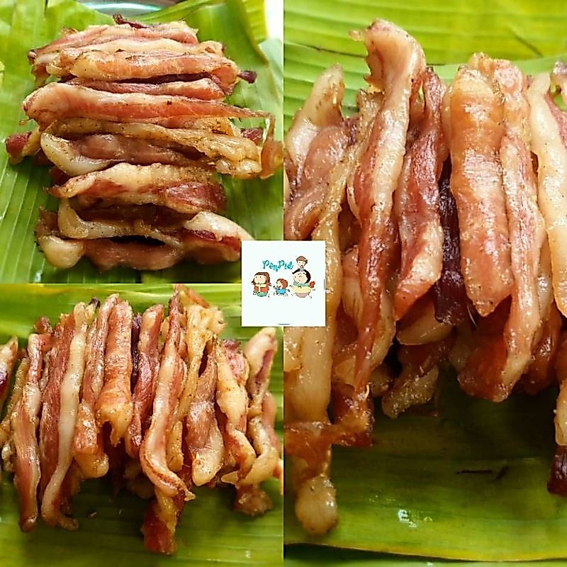 คอหมูแดดเดียว ขนาด 500 กรัม คัดมาพิเศษสำหรับคนชอบหมูติดมัน อร่อยแน่นอน