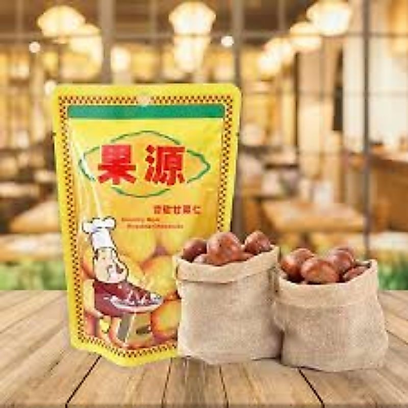 เกาลัด อบพร้อมทาน แบรนด์ก่อหยวน Roasted Chestnuts ไม่มีเปลือก หวาน มัน หอม อร่อย ผลิตใหม่ ขนาด 100 กรัม