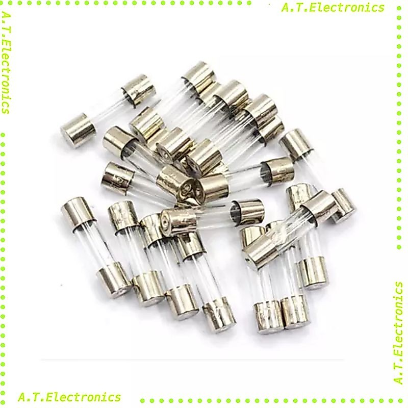 ถูกสุด! 5*20mm,6*30mm ฟิวส์ฟิวส์250V F0.5A 1A 2A 3A 5A 8A 10A 20A 30A  10ชิ้น