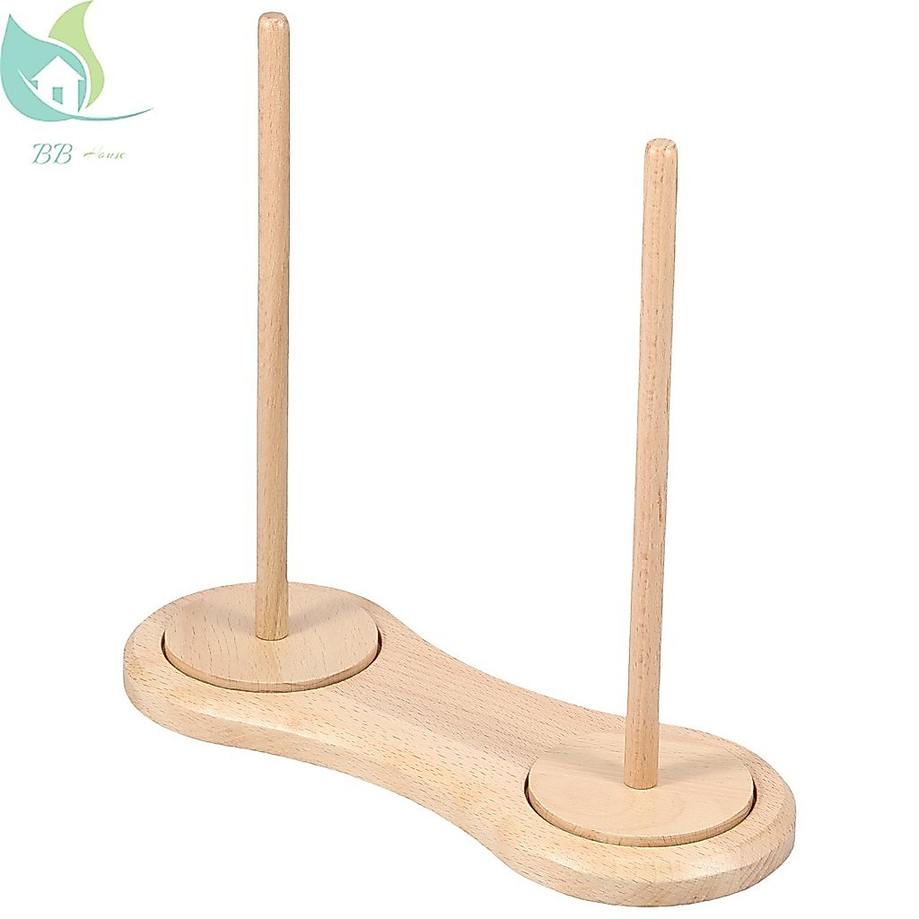ขาตั้งไม้ หมุนได้ สําหรับถักนิตติ้ง ไหมพรม SHOPQJC9470
