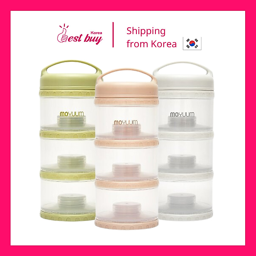 Moyuum Premium ชุดกล่องนมผง 3 ชั้น 2p