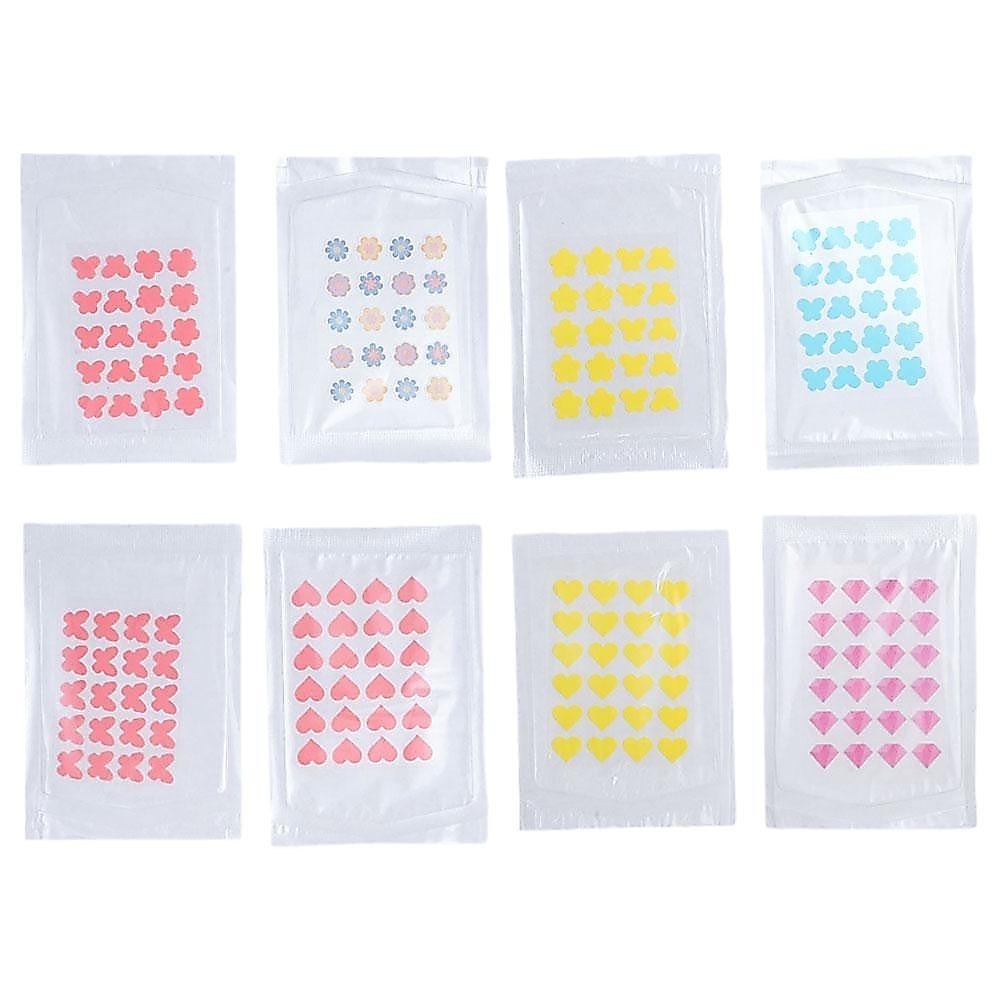 แผ่นแปะสิว PE ลายดอกไม้ ผีเสื้อน่ารัก 20 ชิ้น 24 ชิ้น
