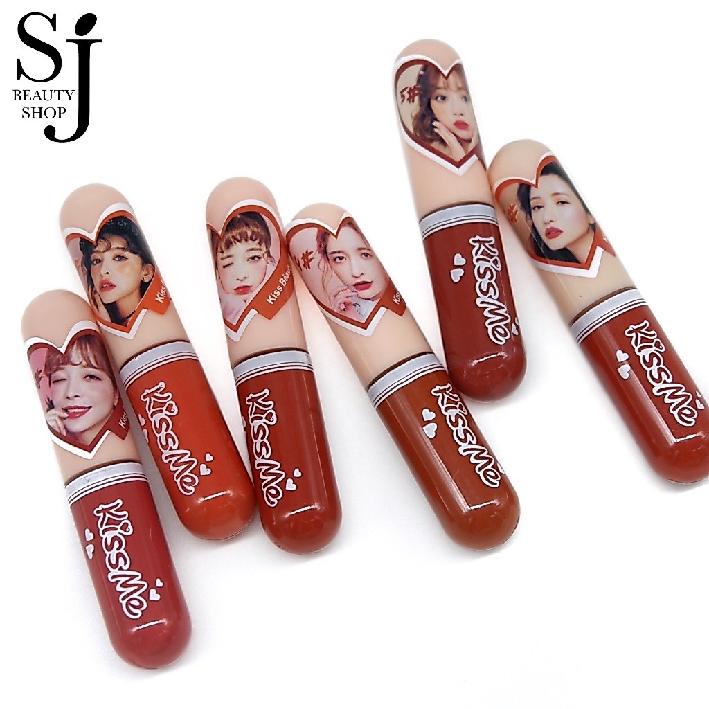 Kiss Beauty KissMe Matte LipGloss ลิควิดลิปแมทต์ ลิปจิ๋ว สีชัด ริมฝีปากเรียบเนียน ไม่ตกร่อง