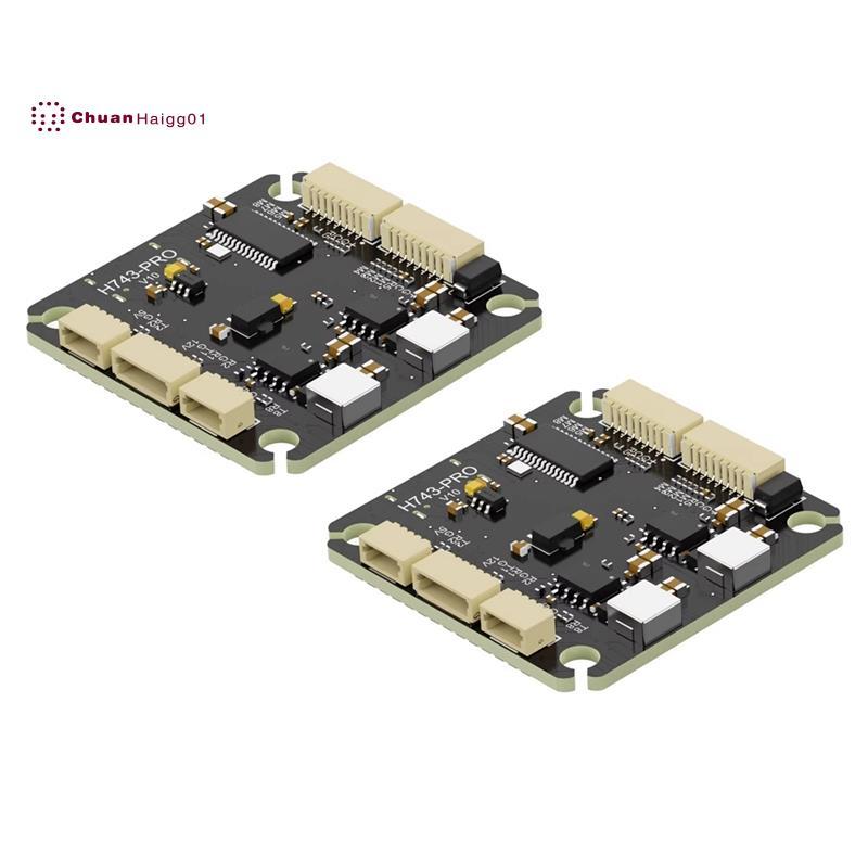 2PCS H743 PRO Flight Controller Dual Gyroscope BEC STM32H743 4-8S 30.5x30.5 มม.สําหรับ RC FPV Drone