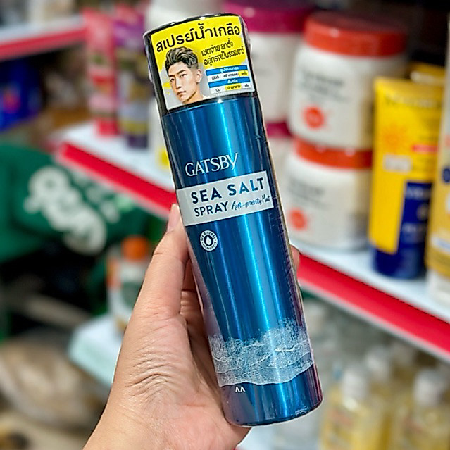 GATSBY Sea Salt Spray Anti-Gravity Matt 200 ml สเปรย์น้ำเกลือจัดแต่งผม ( สเปรย์ฝุ่น )ลุคแมท ยกโคนเบาเป็นธรรมชาติ