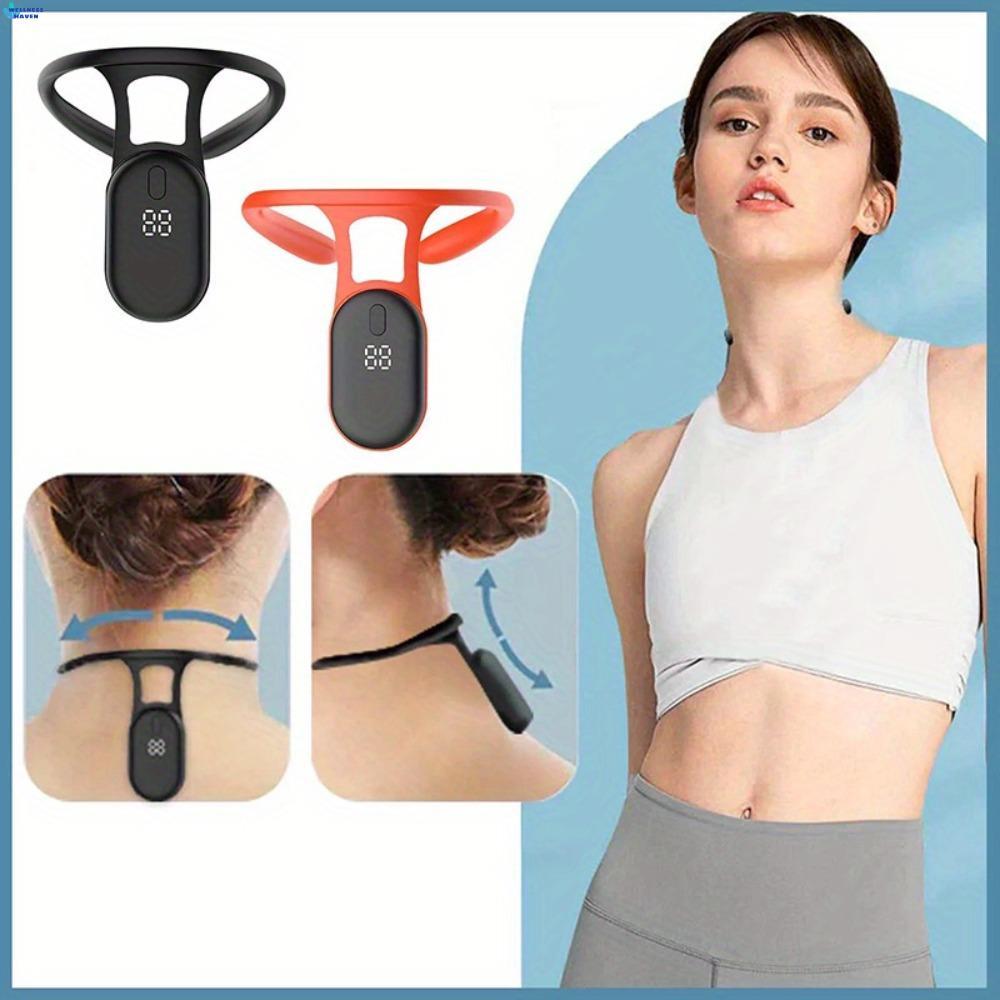WELLHAVEN Smart Posture Corrector, Posture Shaping Miicro Vibration Posture Training Reminder Sensor,อัจฉริยะแก้ไขท่าทางป้องกันหลังค่อมคอ Corrector