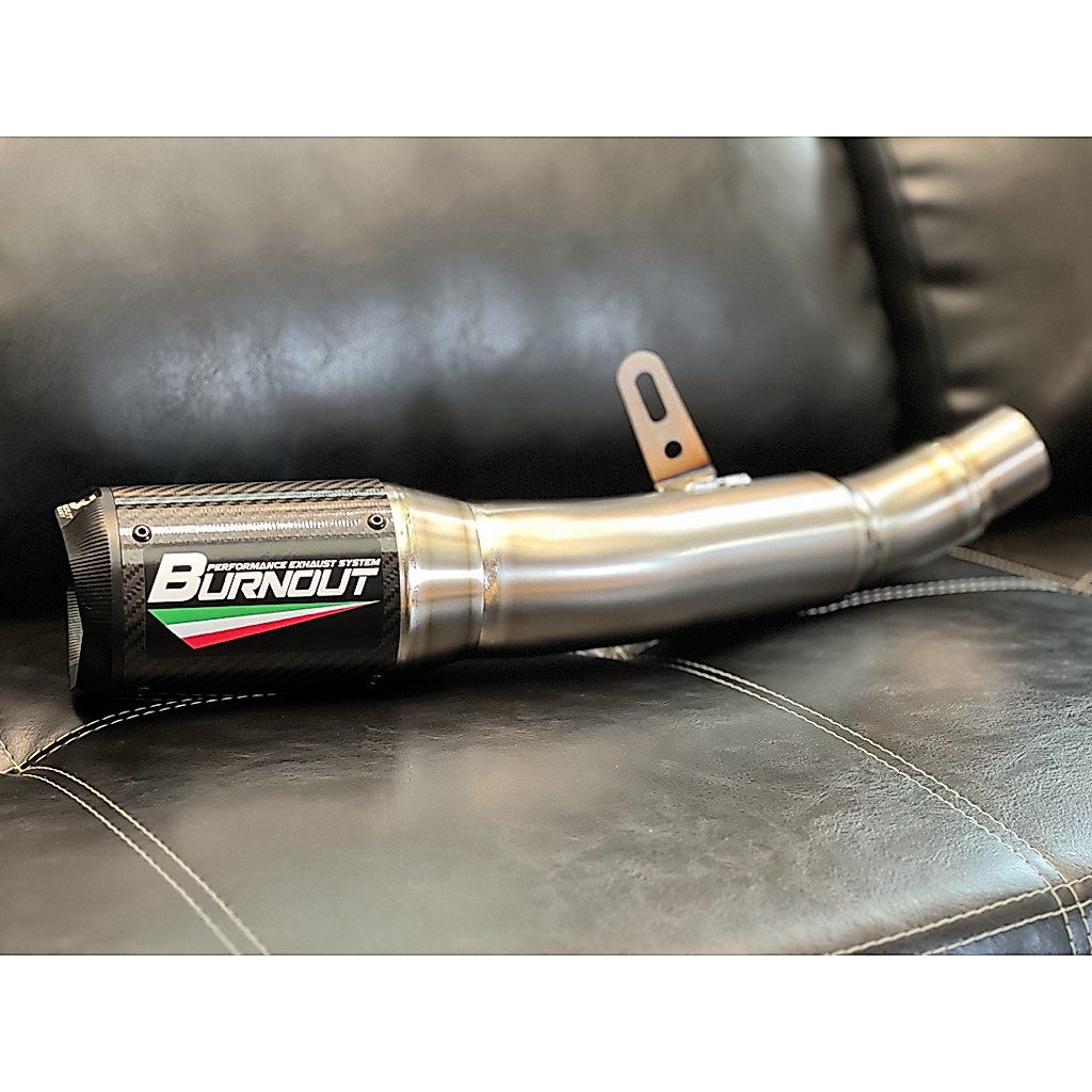 สลิปออนแสตนเลส 3" คาบอน cnc รุ่นZX6R