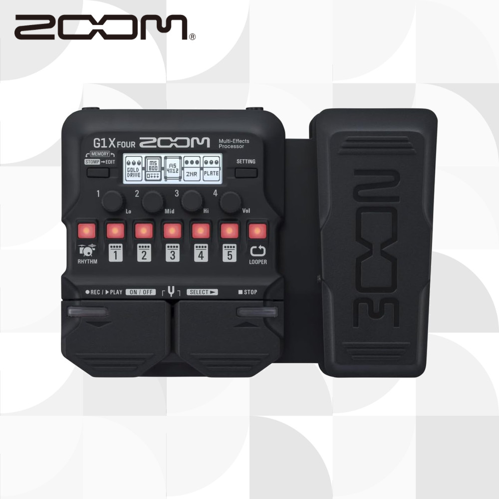 ZOOM G1X FOUR Guitar Multi Effects Pedal มัลติเอฟเฟกต์กีตาร์【ส่งตรงจากญี่ปุ่น】