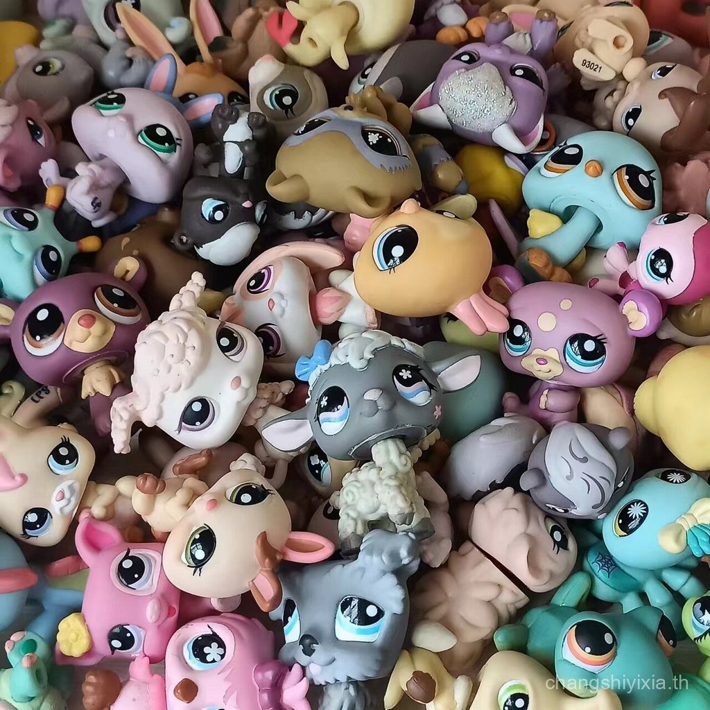 LPS Bulk Small Pet House Series Cat Dog Piglet Rabbit Bird Mouse Doll Decorative Toy Model ZPMJ