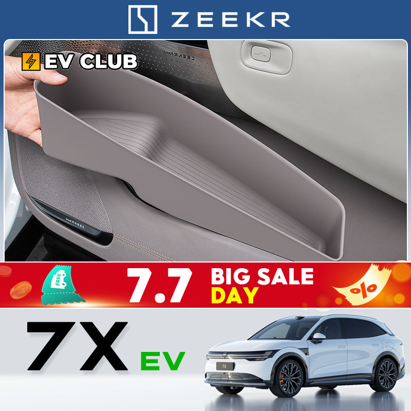 2025 geely zeekr 7x SUV ev พิเศษรถประตูกล่องเก็บประตูสล็อตกล่องเก็บรถอุปกรณ์ตกแต่งภายในการปรับเปลี่ยนรถสินค้าซิลิโคนกล่อง