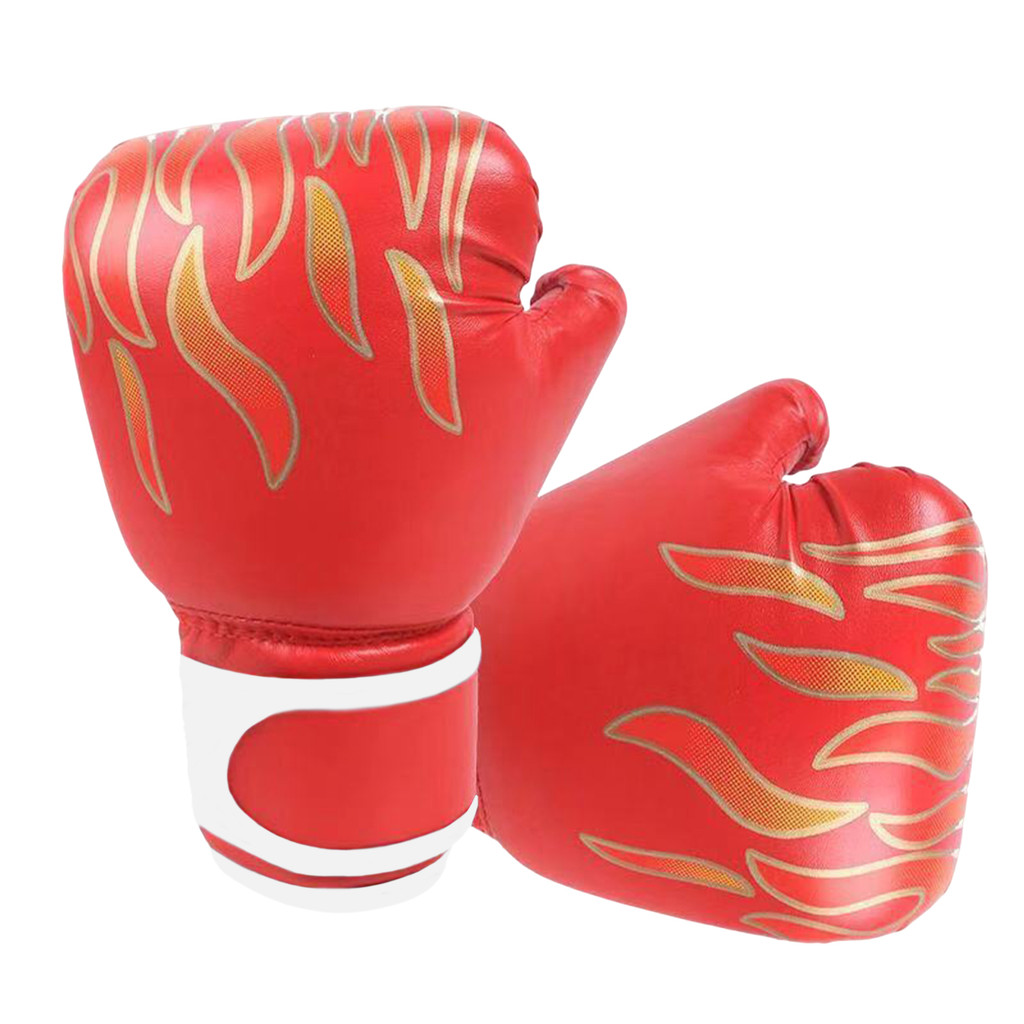 นวมชกมวย นวมชกมวยเด็ก Kids Boxing Glove ถุงมือชกมวย ฝึกมวยไทย ใช้ MMA PU หนังคุณภาพสูง - รูปที่ 7