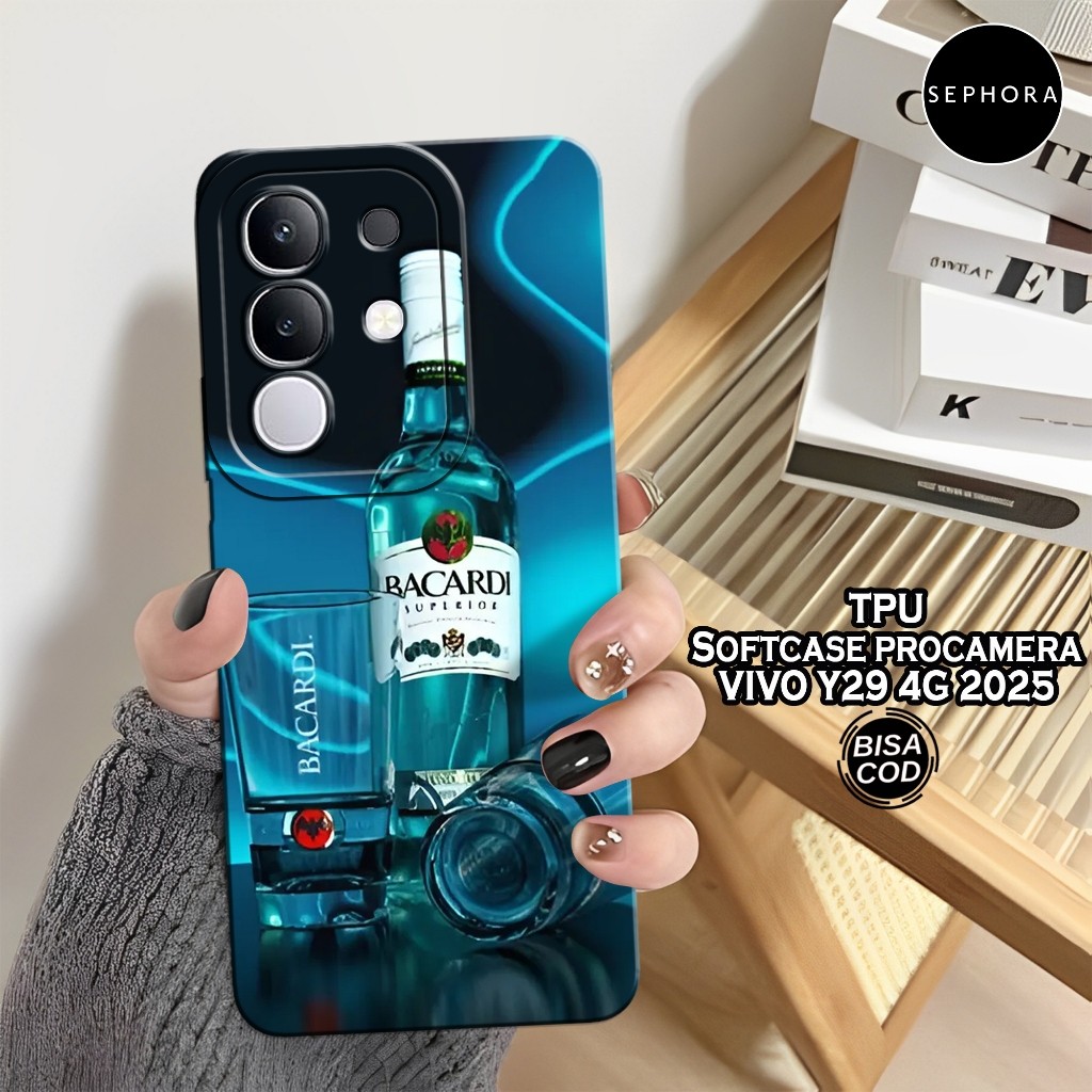 HP เคส VIVO Y29 4G 2025 ใหม่ล่าสุด - เคสแฟชั่นแบรนด์ - เคส VIVO Y29 4G 2025 Softcase - เคสกล้อง Pro 