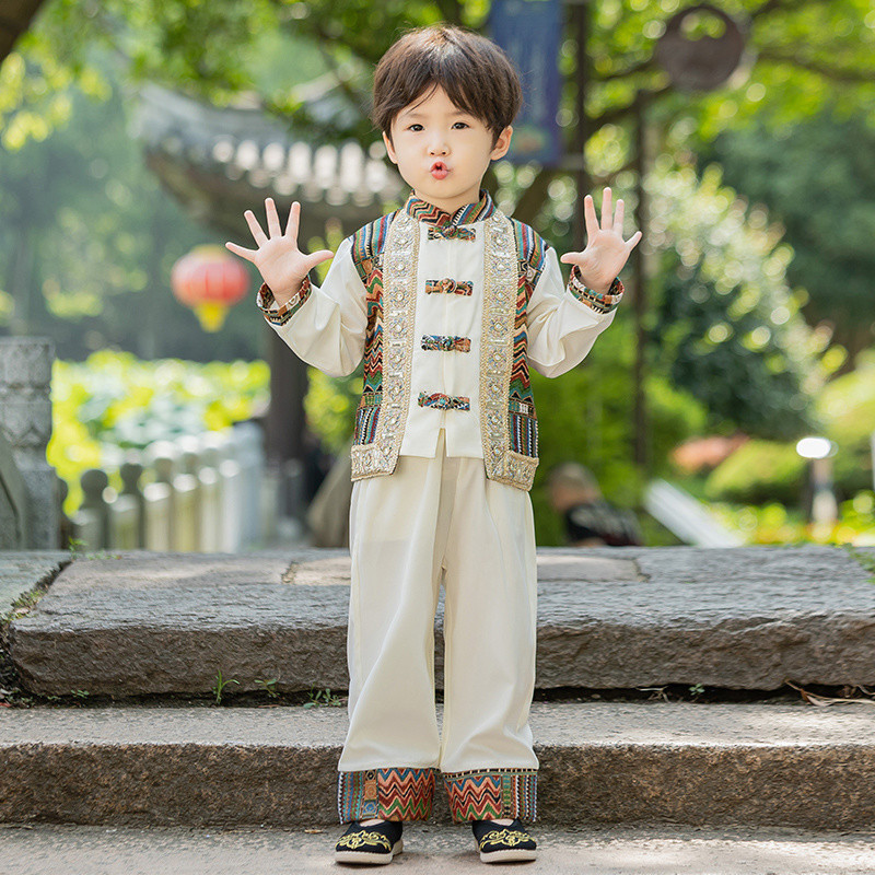 COD Buwan ng Wika เด็กผู้ชาย เครื่องแต่งกายไทยแบบดั้งเดิม