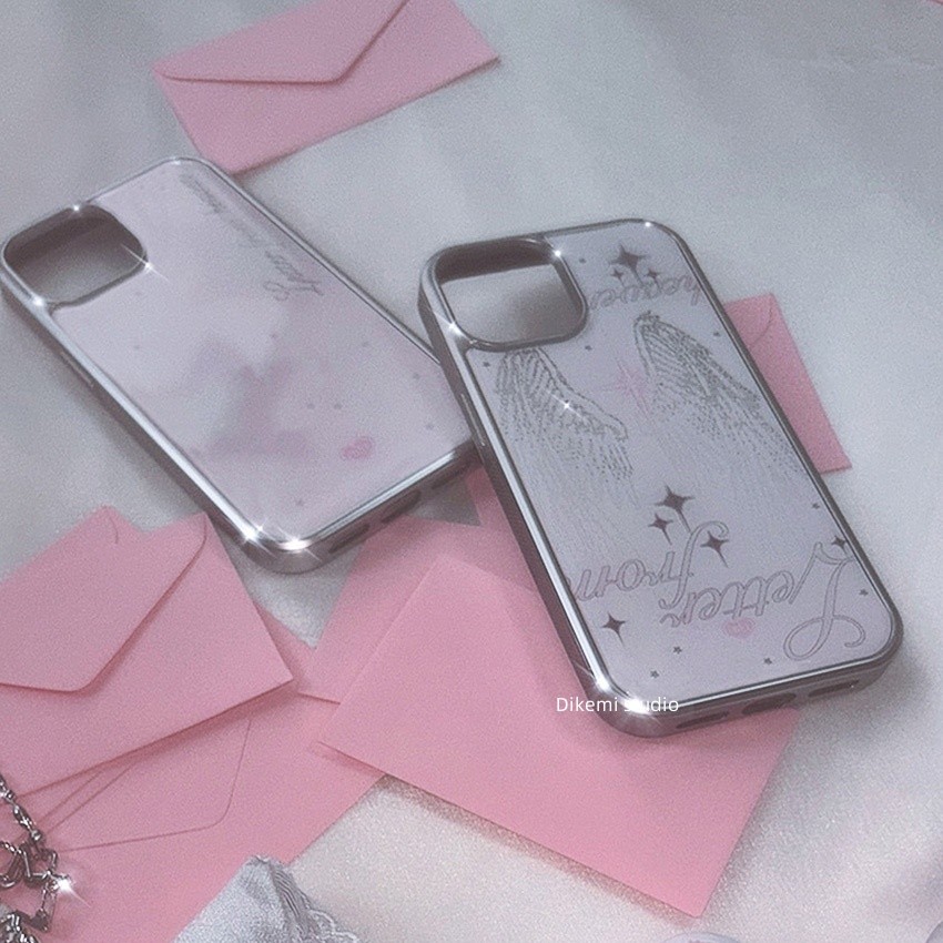 เคสสไตล์ Y2K ของเกาหลีสําหรับ iphone 16promax/15 promax/13/12/14pro เคสโทรศัพท์