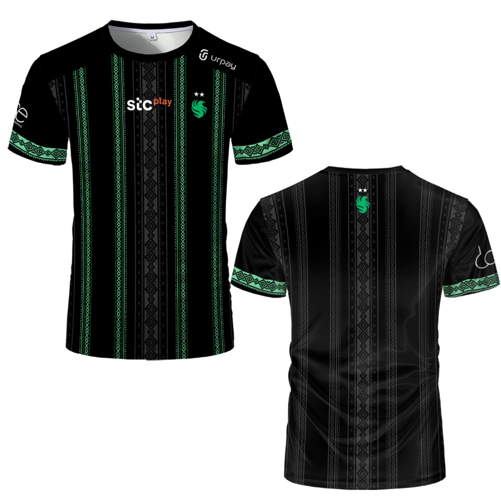 เสื้อยืดทีม Falcons สำหรับฤดูร้อน CS2 Esports Pro League ออกแบบโดย NIKO m0NESY