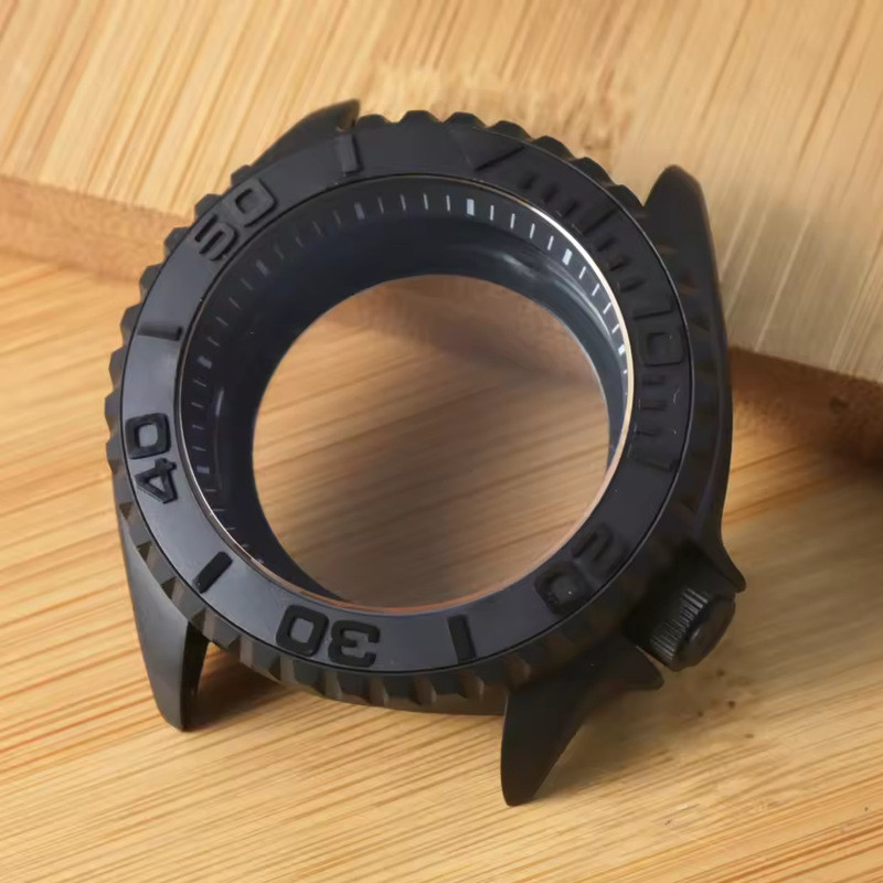 อุปกรณ์เสริมนาฬิกา เหมาะสําหรับ SKX007 42 มม.สีดําด้านนาฬิกา Bezel เหมาะสําหรับ NH35 NH36 การเคลื่อน