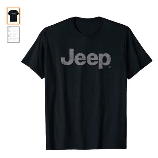 เสื้อยืดคอกลมผ้าฝ้าย 100% สกรีนลายโลโก้ Jeep Iconic ซับเหงื่อ ระบายอากาศ Unisex S-5XL [COD | พร้อมส่ง]