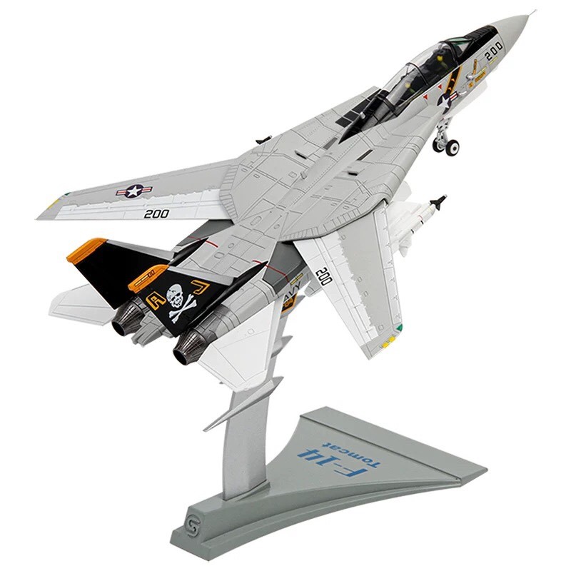 1: 72 American F-14A Tomcat Fighter รุ่น F14 เครื่องบิน VF-84 ธงโจรสลัด Squadron F14