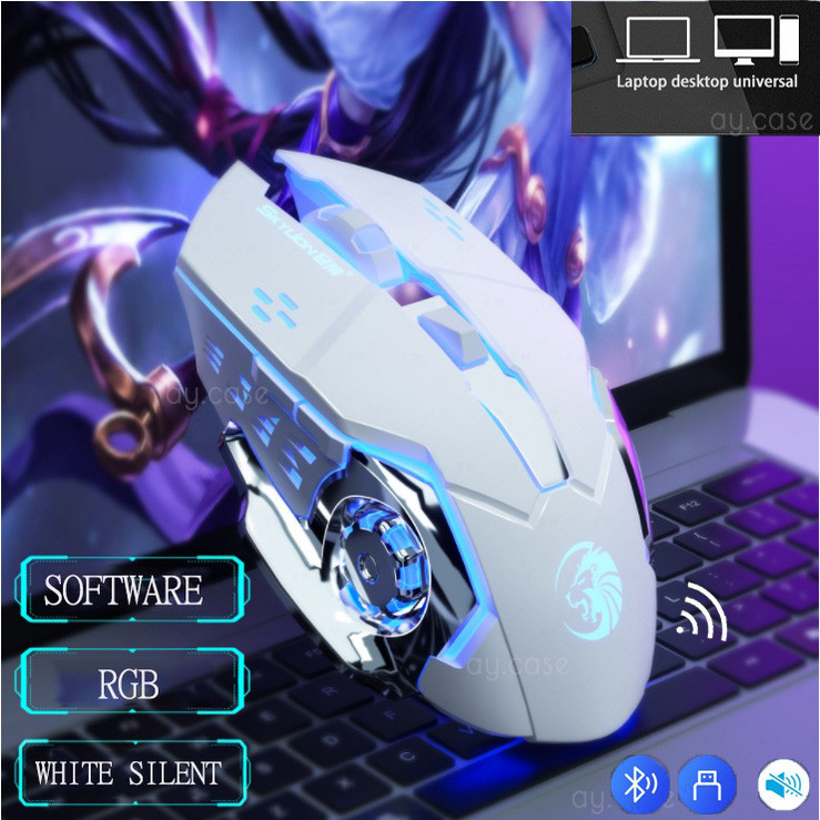 🔥COD🔥 เมาส์เกมมิ้ง Gaming Mouse RGB MOUSEมีหลายแบบให้เลือก มีสาย/ไร้สาย มีเสียง/ไร้เสียง มาโคร/ไม่มา