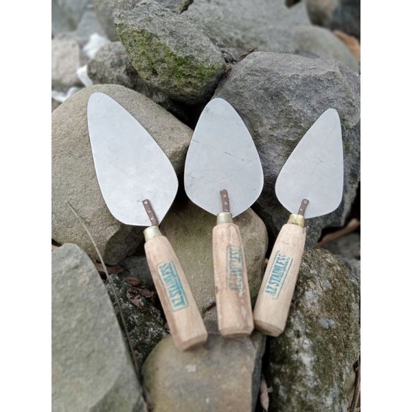 ช้อนปูน | CEMENT SHOP | เกรียงสแตนเลสเดิม | สแตนเลส CEMENT SPOON WOODEN HANDLE CEMENT SPOON CEMENT S