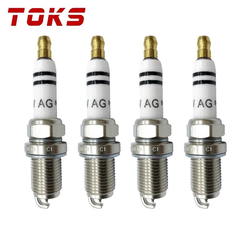 4 ชิ้น/ล็อต 06H905611 หัวเทียนอิริเดียมสําหรับ Audi A4 A5 1.8 2.2 L TFSI VW Jetta Golf Passat CC Tig