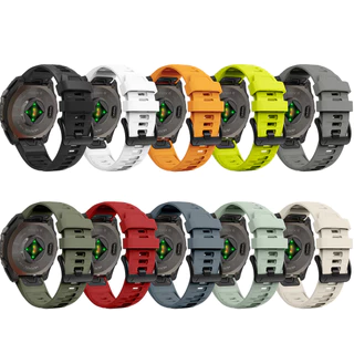 Quick Fit 22 มม.20 มม.26 มม.สายคล้องคอซิลิโคนสําหรับ Garmin Fenix 8 51 มม.47 43 Fenix 7 7X 6 6X Pro/Epix Pro Gen 2/Fenix 5 5X 3 สายคล้องกีฬา Band